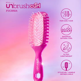 FHI Heat UNbrush Curl Detangling Brush with bristles close-up
