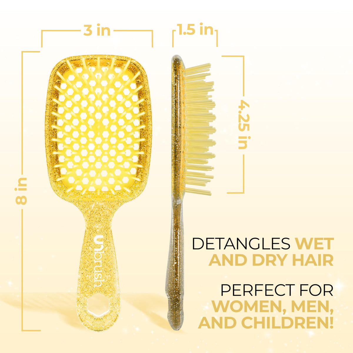 FHI Heat UNbrush Detangling Brush back view