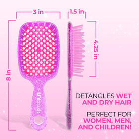 FHI Heat UNbrush Detangling Brush back view with vented cushion