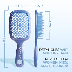 FHI Heat UNbrush Detangling Brush close-up of bristles