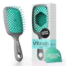 FHI Heat UNbrush Detangling Brush front view with DuoFlex bristles