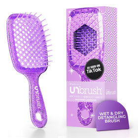 FHI Heat UNbrush Detangling Brush in Amethyst Lavender front view