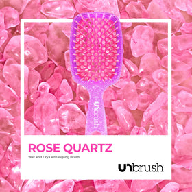 FHI Heat UNbrush Detangling Brush in use on dry hair