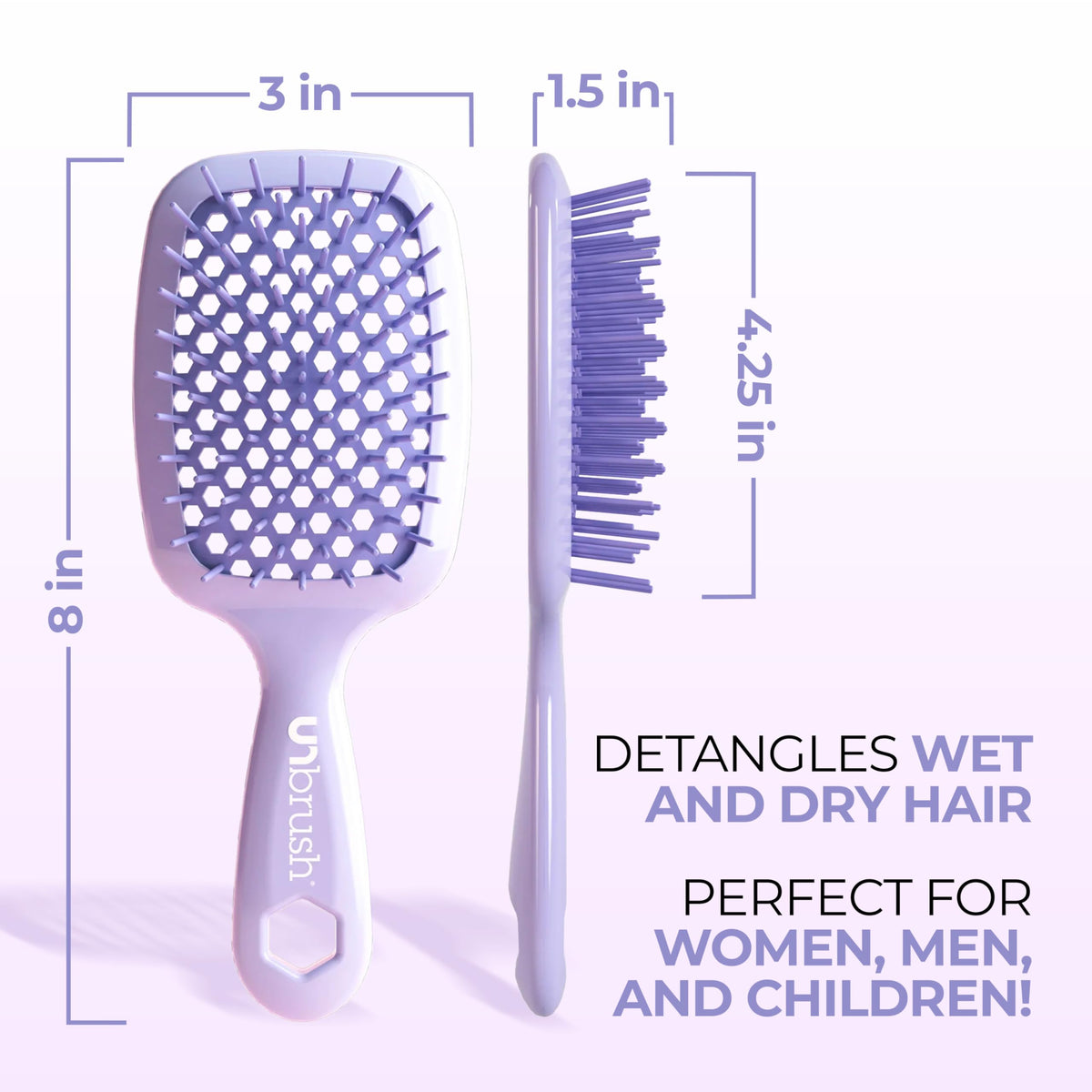FHI Heat UNbrush Detangling Brush in use on wet hair