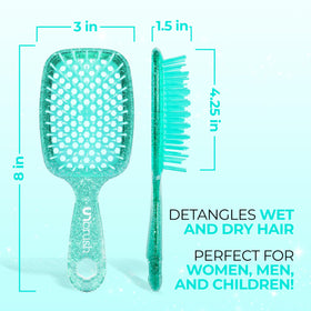 FHI Heat UNbrush Detangling Brush in use on wet hair