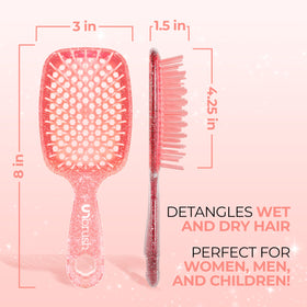 FHI Heat UNbrush Detangling Brush in use on wet hair