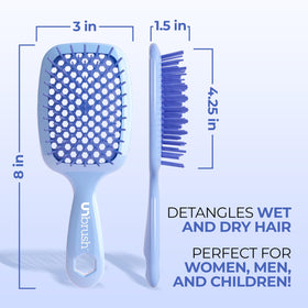 FHI Heat UNbrush Detangling Brush in use on wet hair