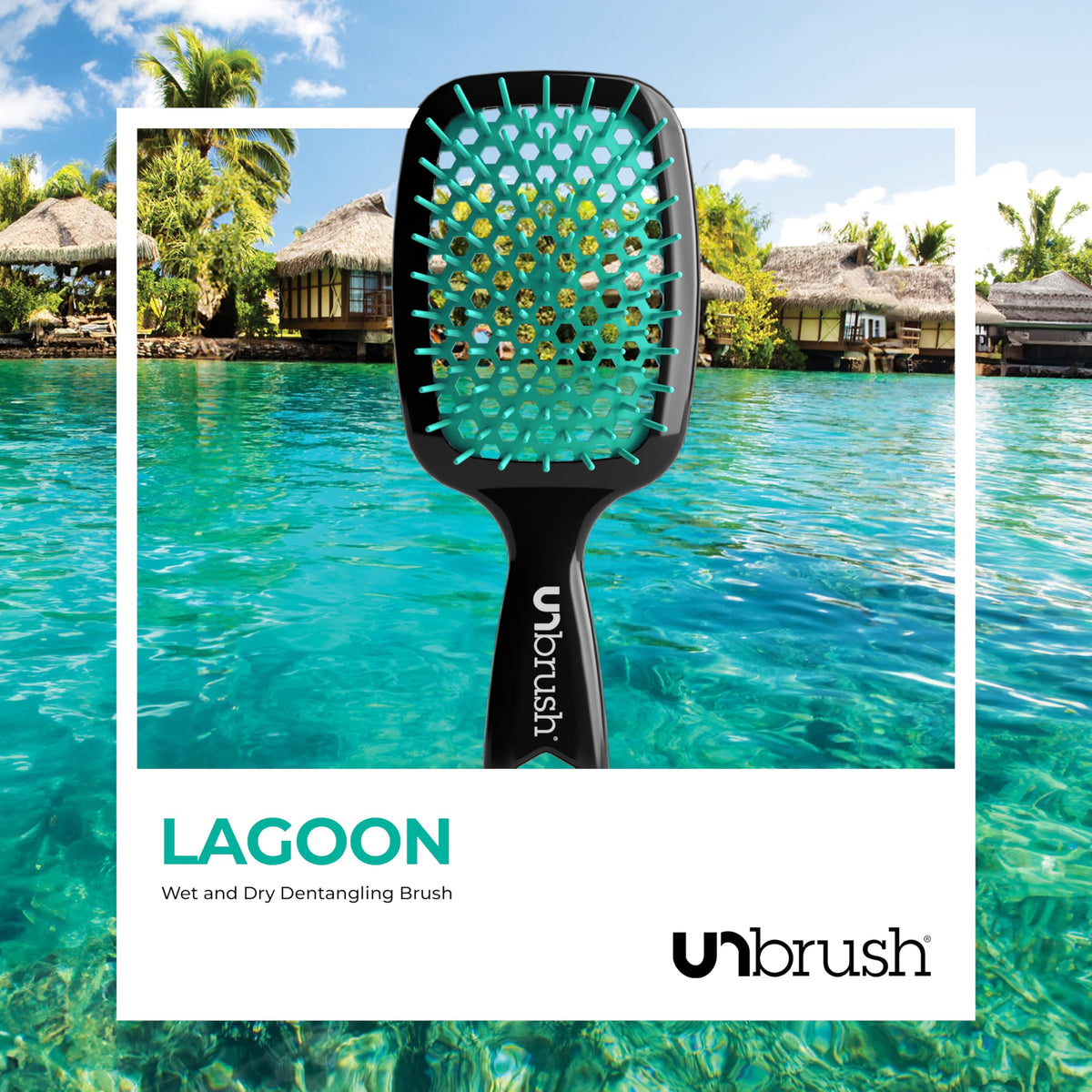 FHI Heat UNbrush Detangling Brush used on dry hair