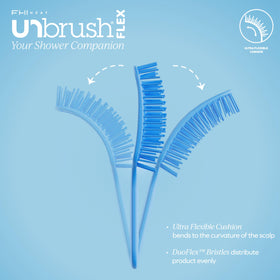FHI Heat UNbrush Flex Detangling Brush back view
