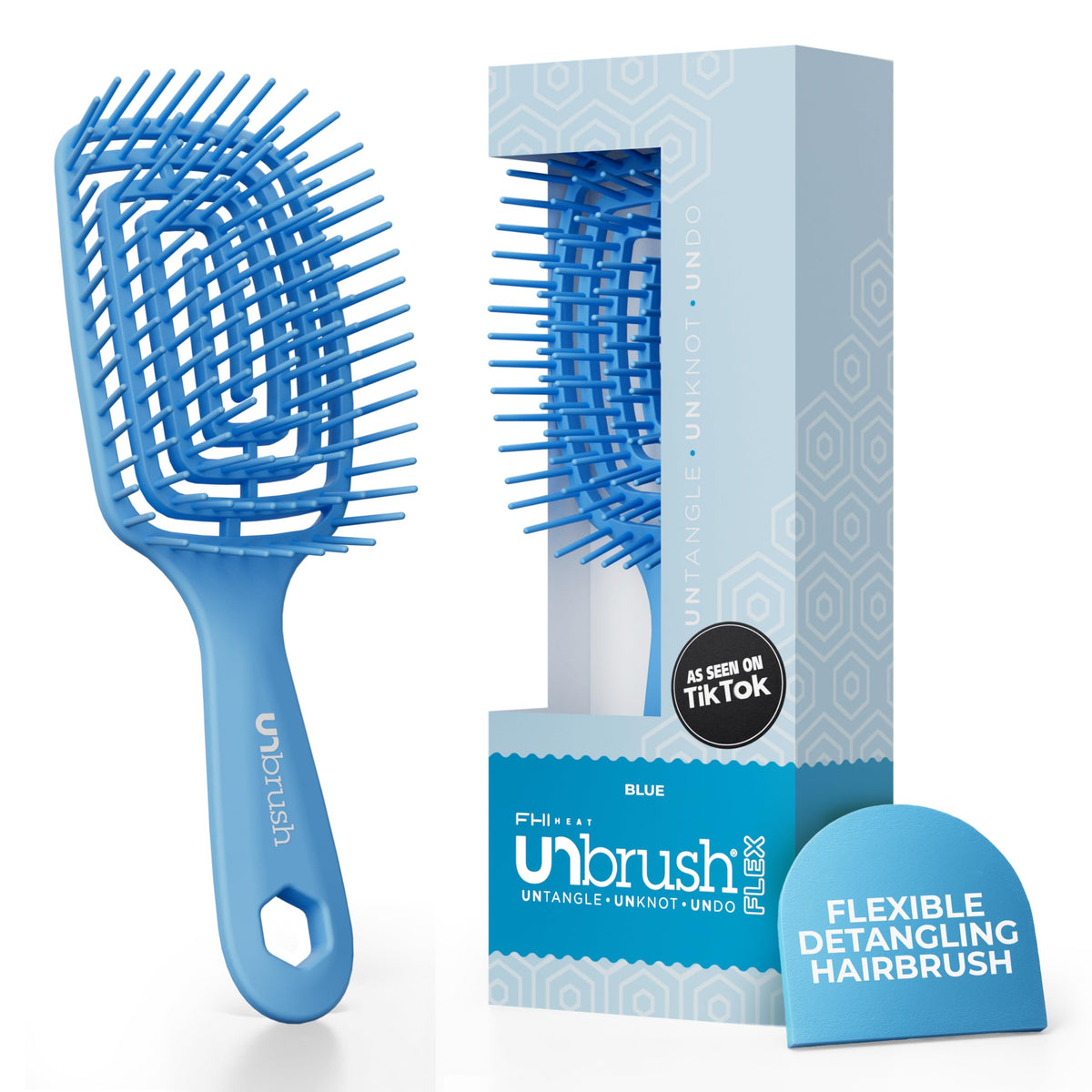 FHI Heat UNbrush Flex Detangling Brush front view