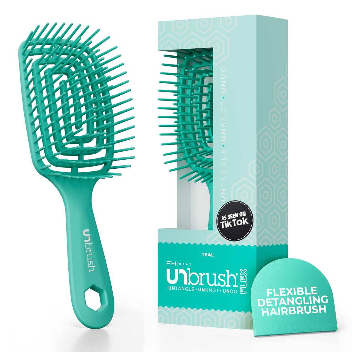 FHI Heat UNbrush Flex Detangling Brush front view