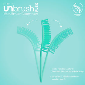 FHI Heat UNbrush Flex Detangling Brush side view