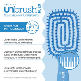 FHI Heat UNbrush Flex Detangling Brush side view