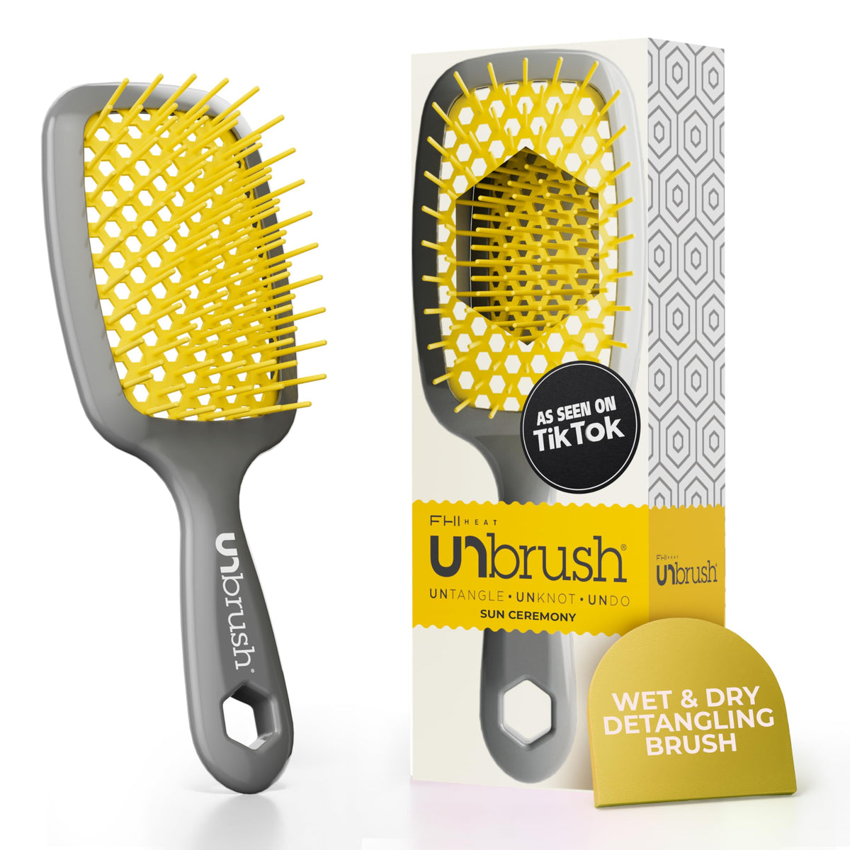 FHI Heat UNbrush front view with DuoFlex bristles
