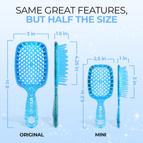 FHI Heat UNbrush Mini Detangling Brush back view