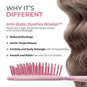 FHI Heat UNbrush Mini Detangling Brush back view