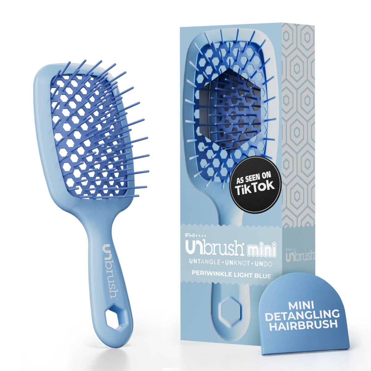 FHI Heat UNbrush Mini Detangling Brush front view