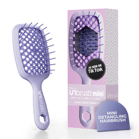 FHI Heat UNbrush Mini Detangling Brush front view with soft bristles