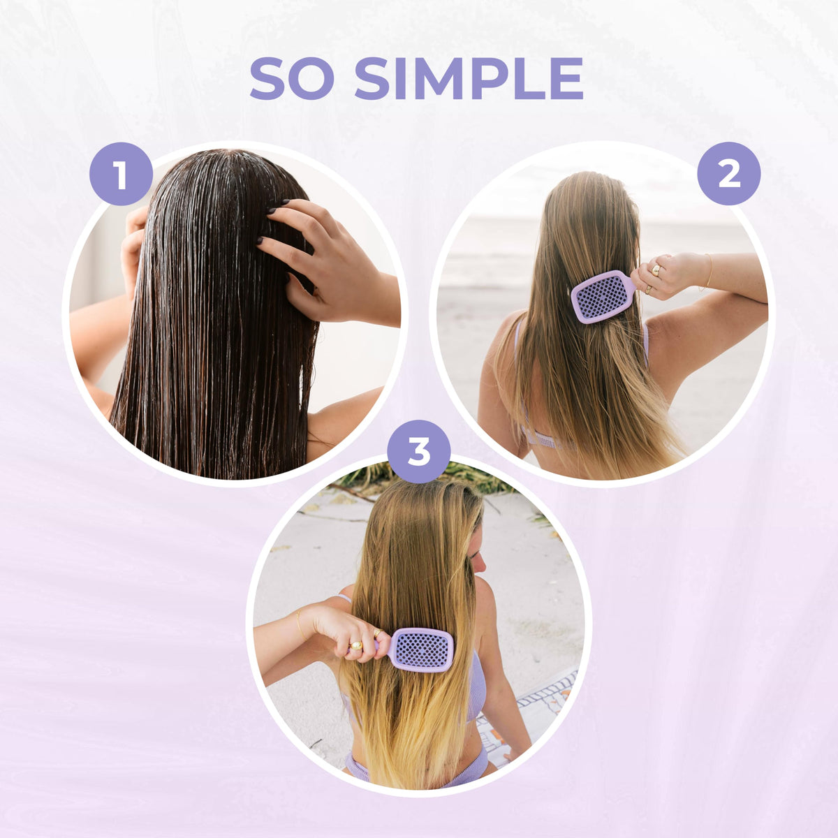 FHI Heat UNbrush Mini Detangling Brush lifestyle scene with family