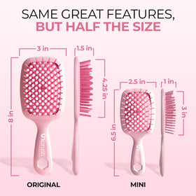 FHI Heat UNbrush Mini Detangling Brush side view