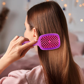 FHI Heat UNbrush Mini Detangling Brush side view