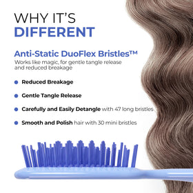 FHI Heat UNbrush Mini Detangling Brush with bristles close-up