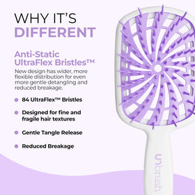 FHI Heat UNbrush Plus back view showcasing vented cushion