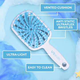 FHI Heat UNbrush Plus back view showing vented cushion