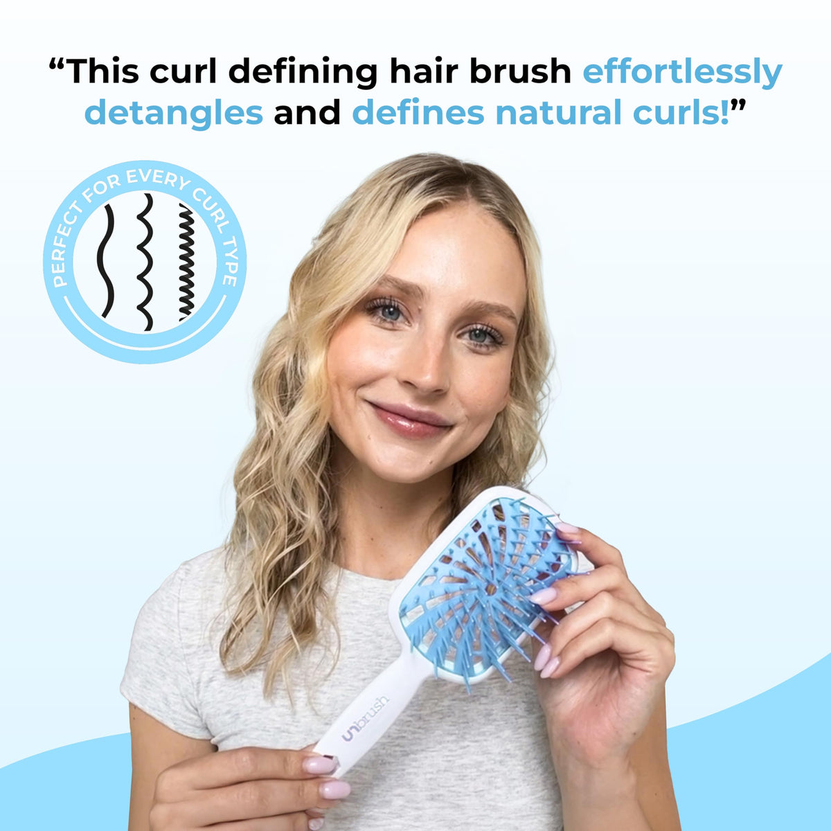 FHI Heat UNbrush Plus bristles close-up showing UltraFlex design