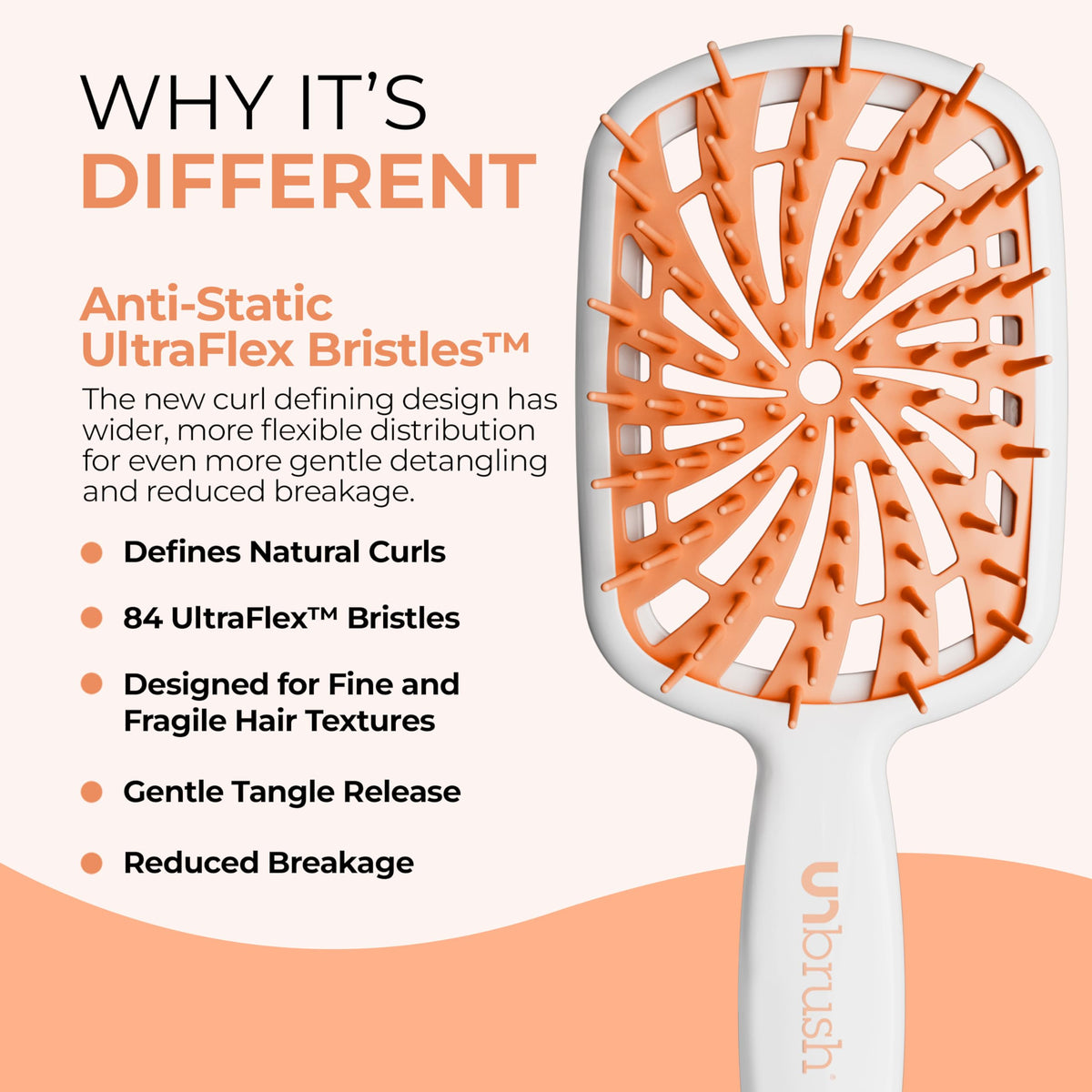 FHI Heat UNbrush Plus Detangling Brush side view