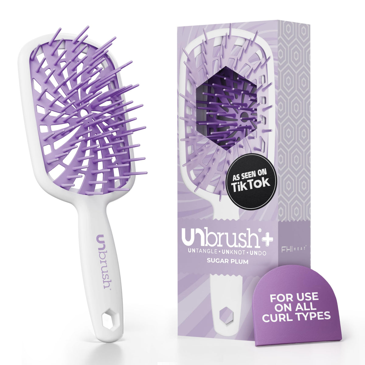 FHI Heat UNbrush Plus front view with UltraFlex bristles