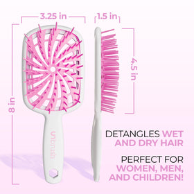 FHI Heat UNbrush Plus in use on dry hair