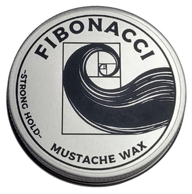 Fibonacci Mustache Wax 1oz front view with label