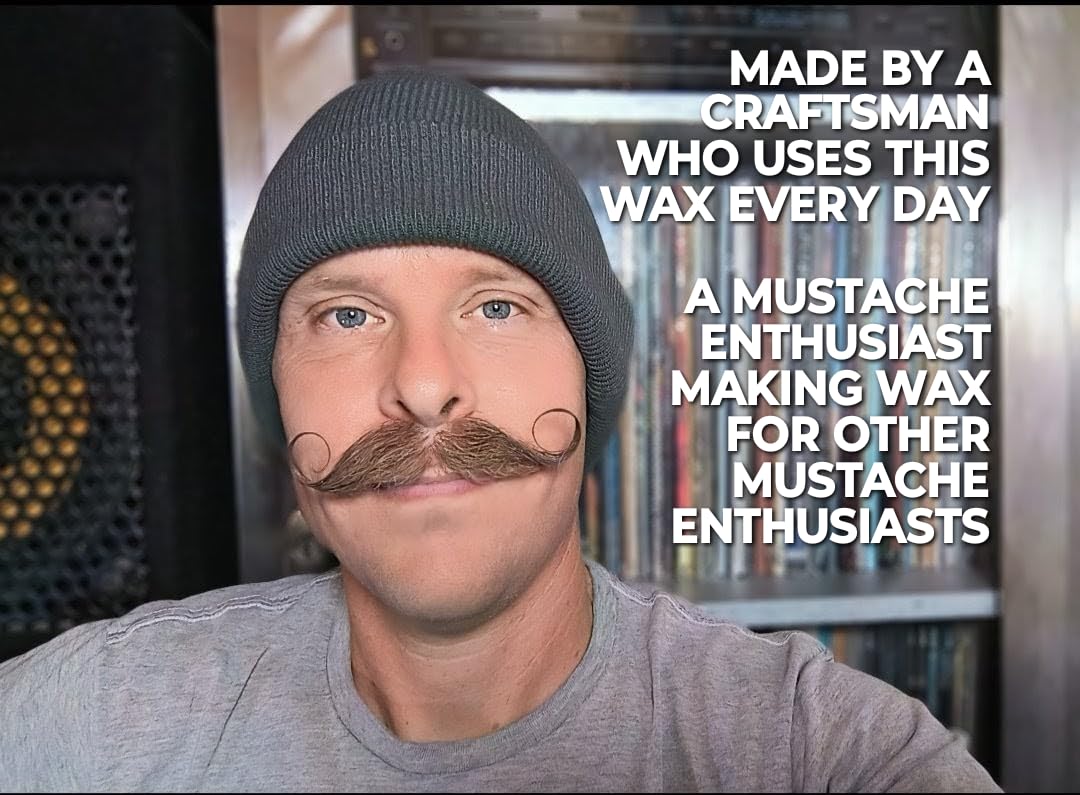 Fibonacci Mustache Wax ingredients display