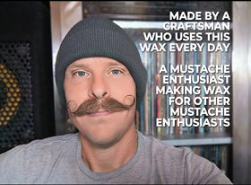 Fibonacci Mustache Wax ingredients display