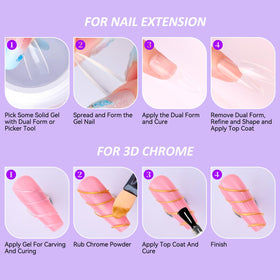 File and buffer included in Makartt 3D Gel Nail Art Kit