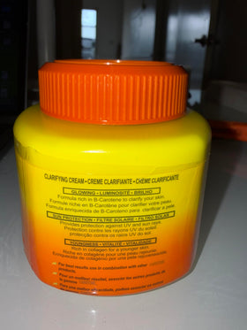 Fine Goods Carrot Tone Cream with ingredients