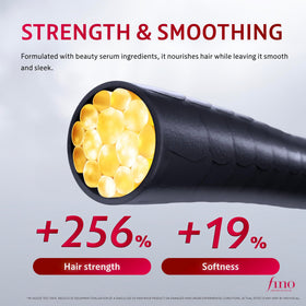 Fino Premium Touch Hair Mask 8.1 oz application on hair