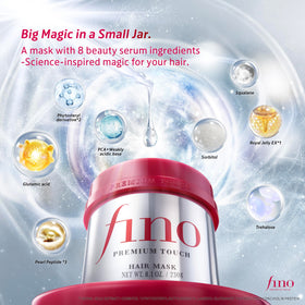 Fino Premium Touch Hair Mask 8.1 oz back view