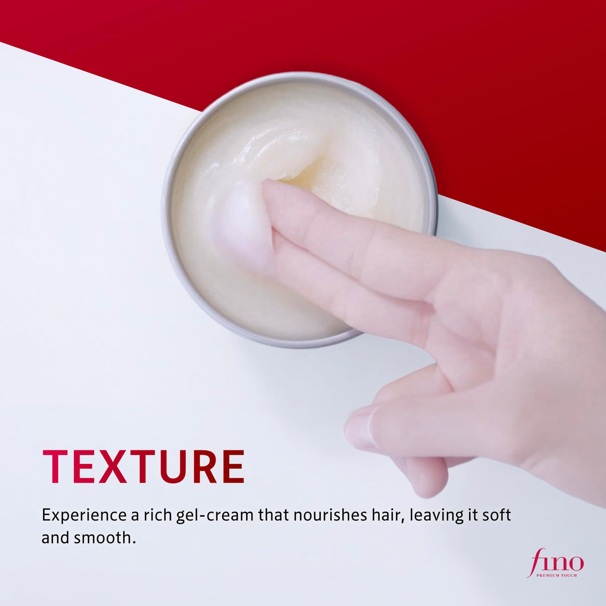 Fino Premium Touch Hair Mask 8.1 oz texture close-up
