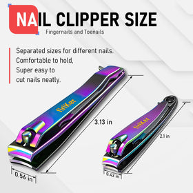 firiKer large toenail clipper with key chain hole