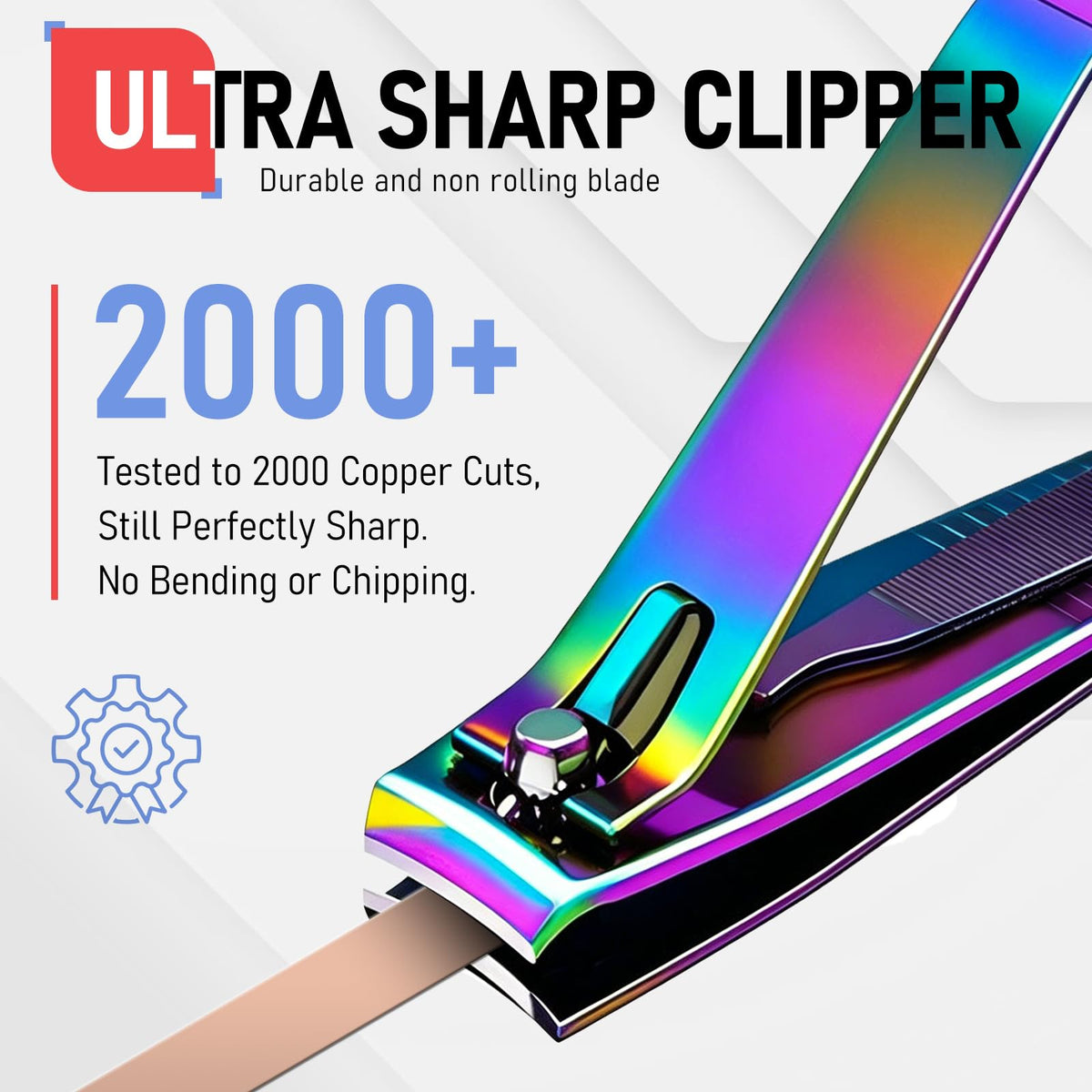 firiKer Nail Clippers Set with built-in nail file
