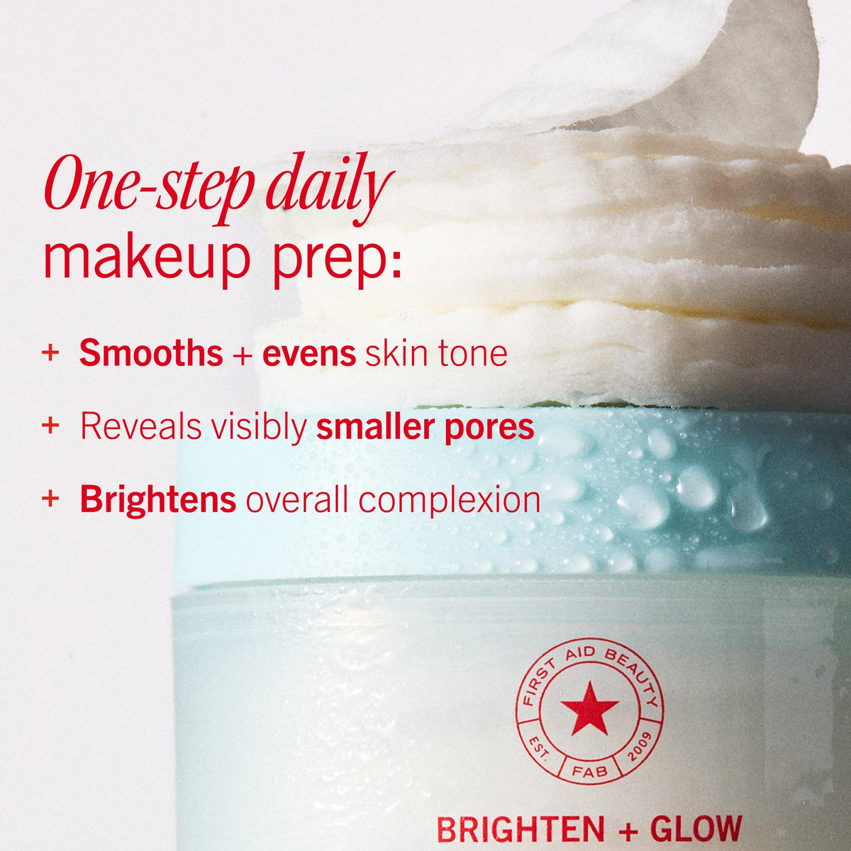 First Aid Beauty Facial Radiance Pads 60ct compostable packaging