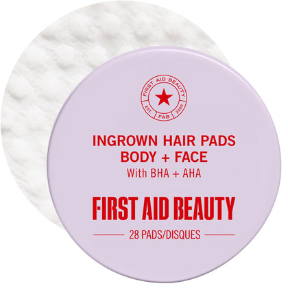 First Aid Beauty Ingrown Hair Pads front view packaging
