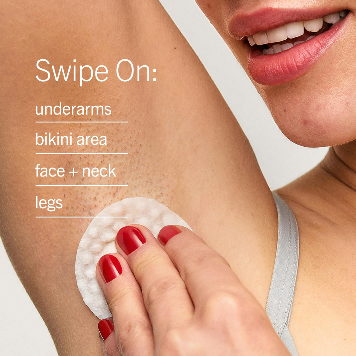 First Aid Beauty Ingrown Hair Pads ingredients list on packaging