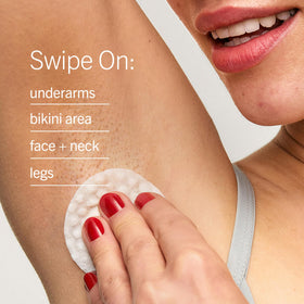 First Aid Beauty Ingrown Hair Pads ingredients list on packaging