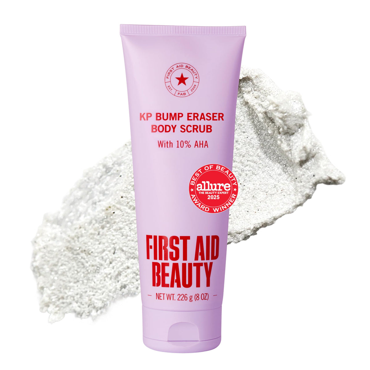 First Aid Beauty KP Bump Eraser Body Scrub 8 oz front view