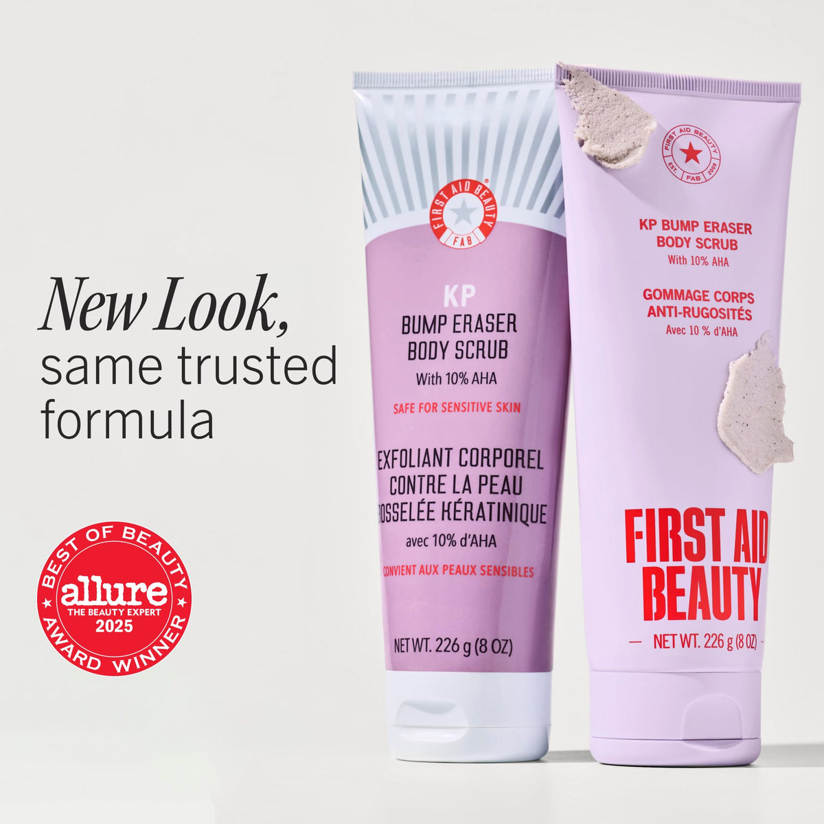 First Aid Beauty KP Bump Eraser Body Scrub texture close-up