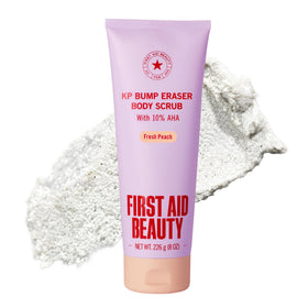 First Aid Beauty KP Bump Eraser Scrub 10% AHA 8 oz Fresh Peach front view
