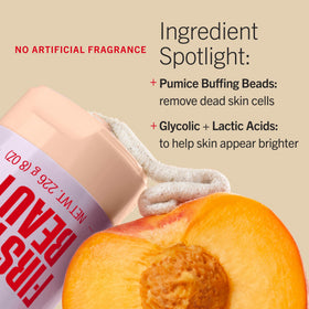 First Aid Beauty KP Bump Eraser Scrub application on skin